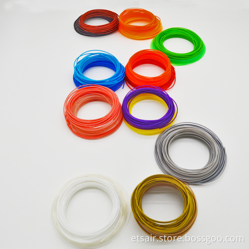 Colourful Flexible Filament 1.75MM PCL 3.00 FUN 3D Printer Filament
